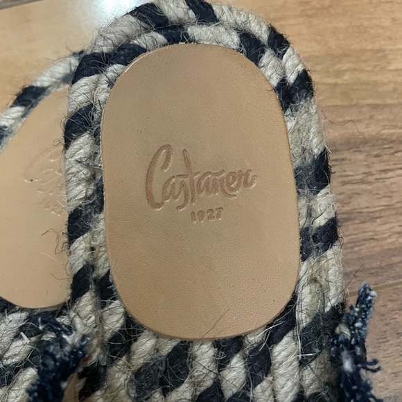 Castaner Women's Navy Espadrille Slide Sandals - Picture 2 of 6